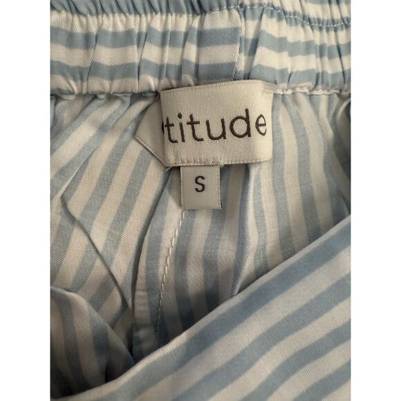 Ettitude Pajama Boxer Shorts Women's Small Striped Bamboo Lyocell Lightweight - Picture 3 of 6